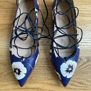 NWOT J. Crew Leather Ballet Flats